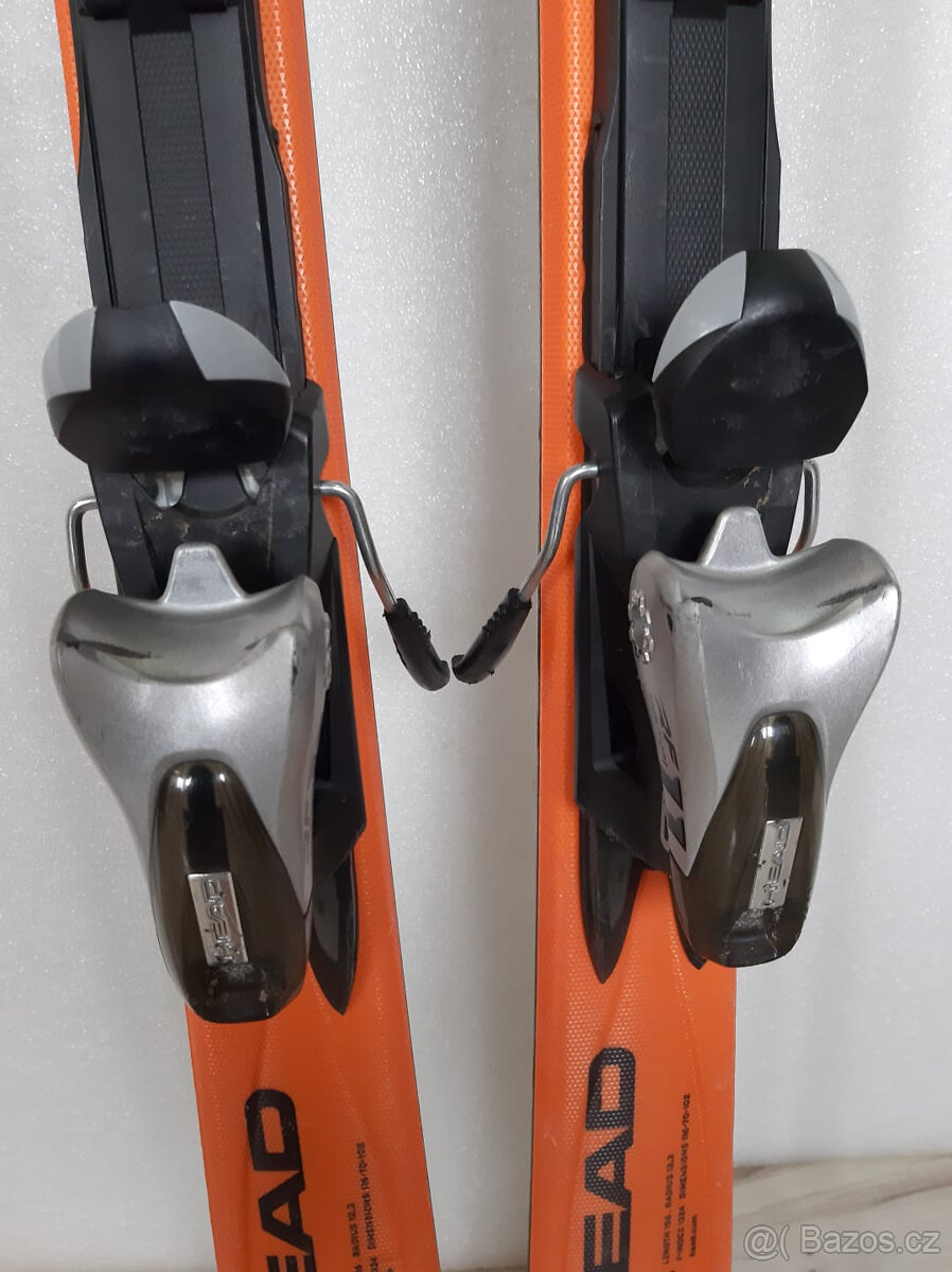 Lyže HEAD 156cm, R12,3m. Salomone hole 6061- 18 mm - 9