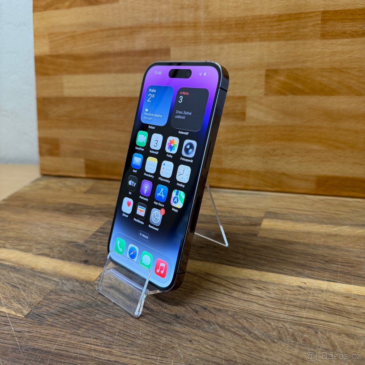 IPhone 14 Pro 128GB, fialový, eSIM (rok záruka) - 9