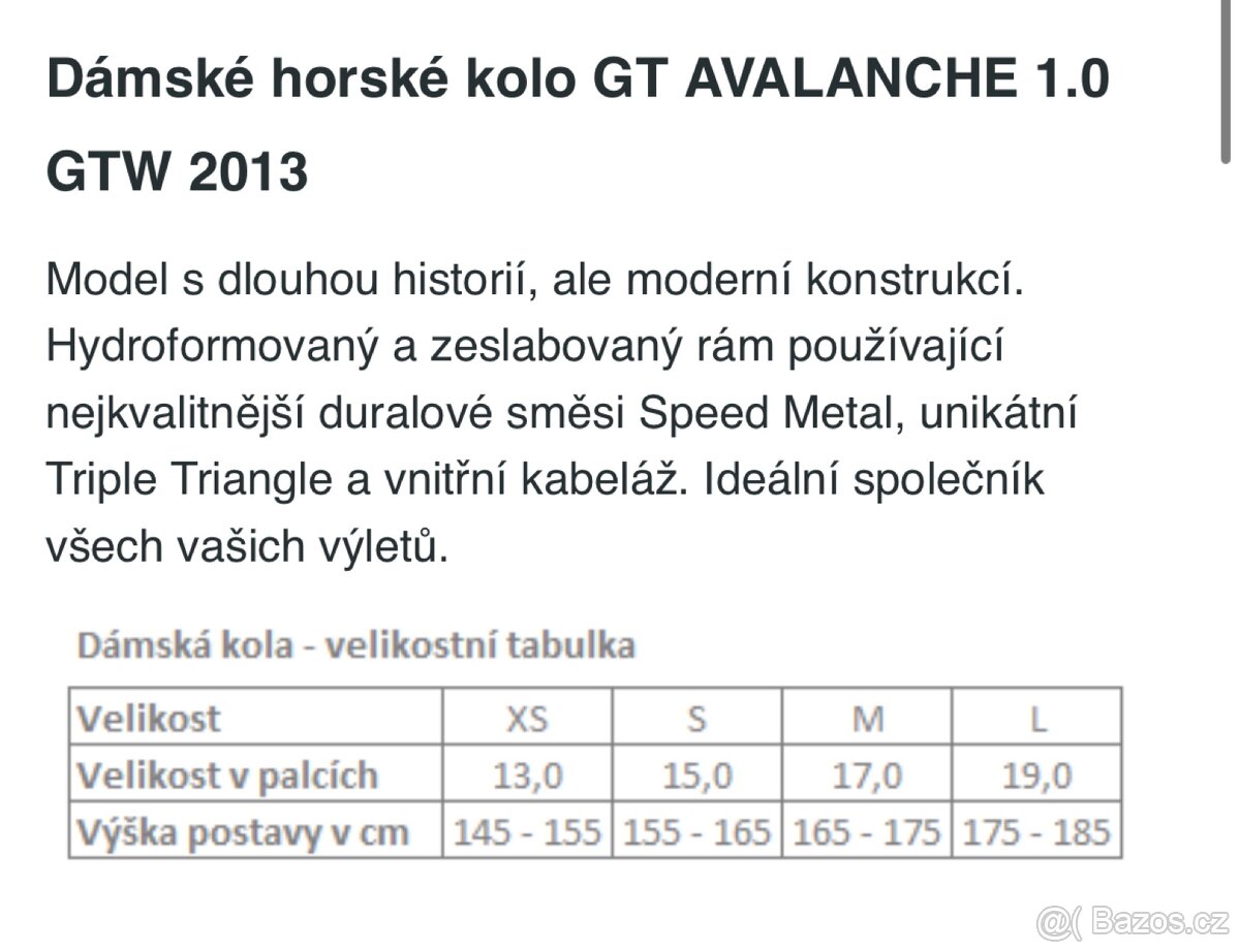 GT AVALANCHE 1.0 GTW - vel.M - 9