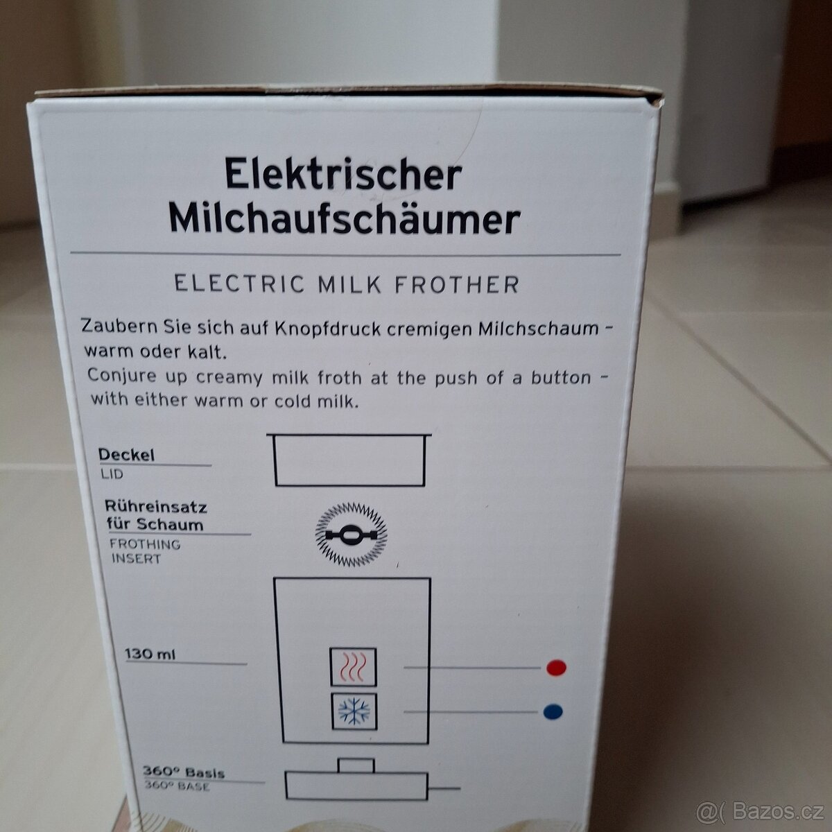 Elektrický napenovac mleka tchibo - 9