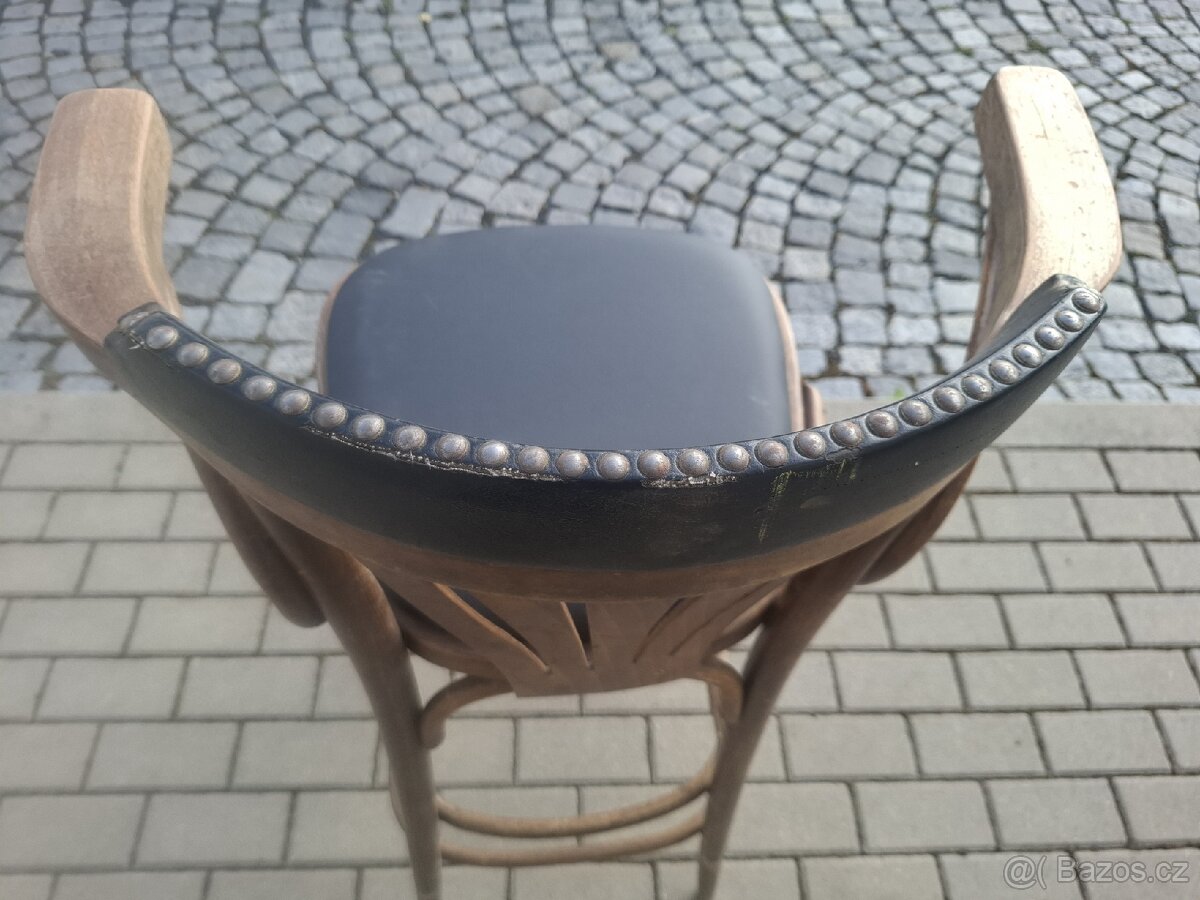 12x stare barové židle - 9