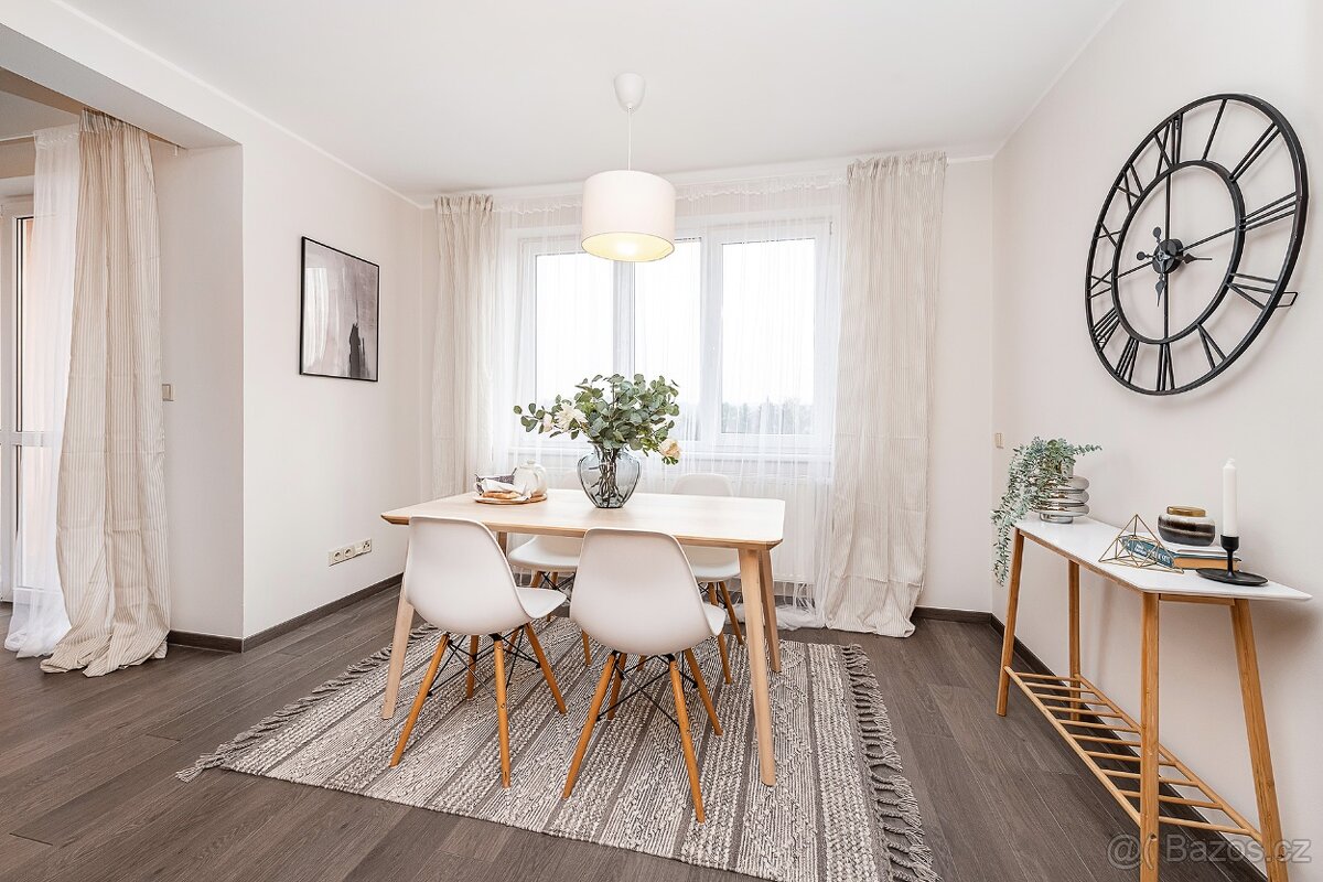 Atypický mezonetový 3+kk s výhledem, 62 m2, Hostivice - 9