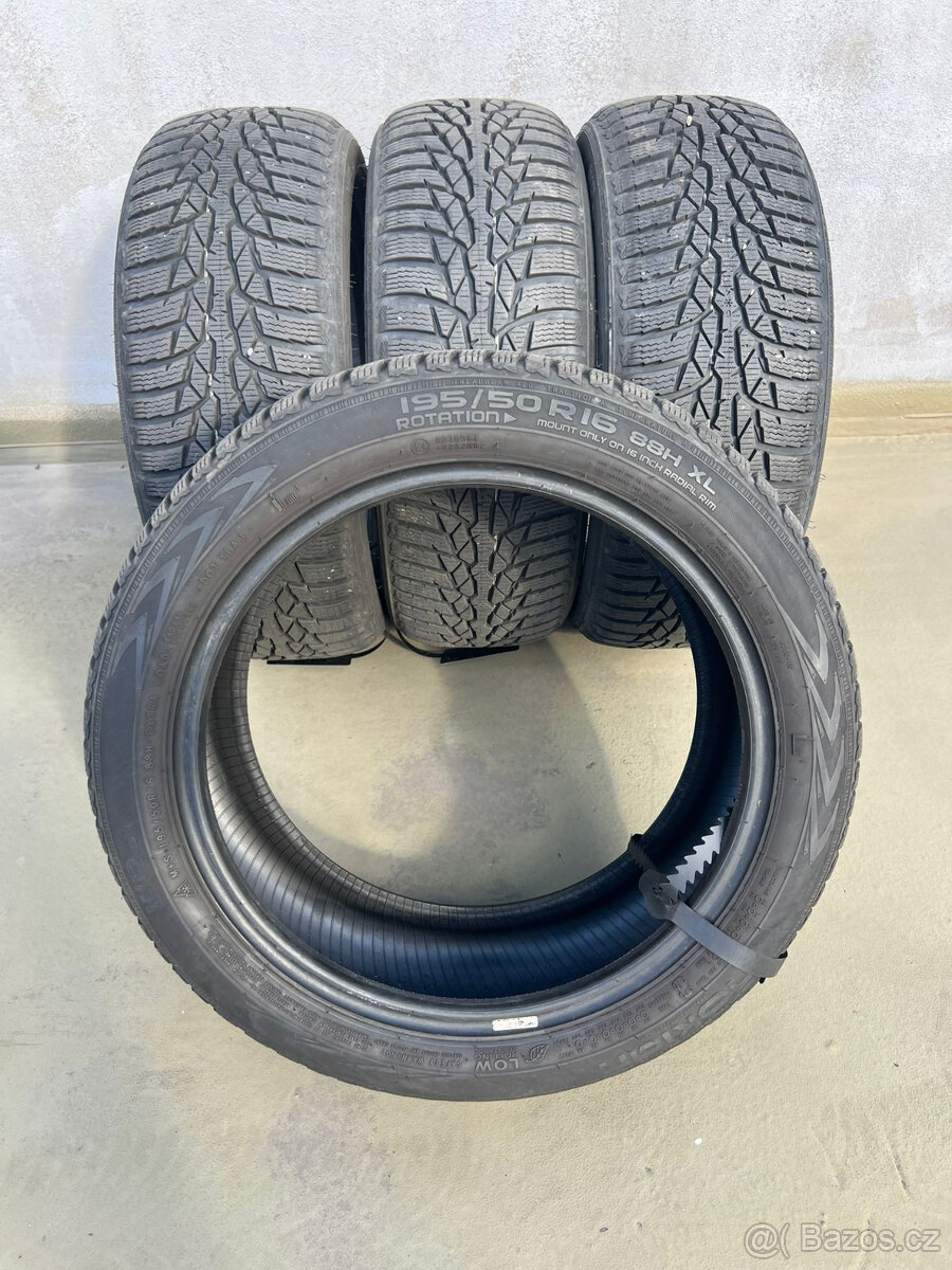 195/50R16 88H XL NOKIAN WRD4 zimní pneu 6,5-7,5mm - 9