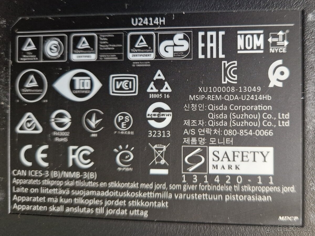 24" Dell U2414H Ultrasharp - 9