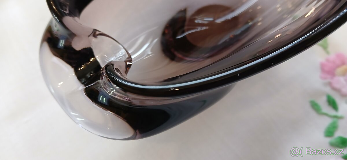 Popelník hutní sklo - 9