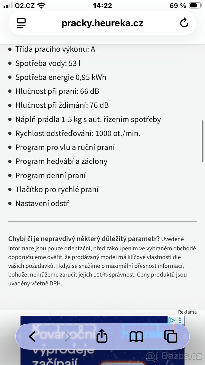 Automatická pračka INDESIT WIN 102 náplň 1-5kg - 9