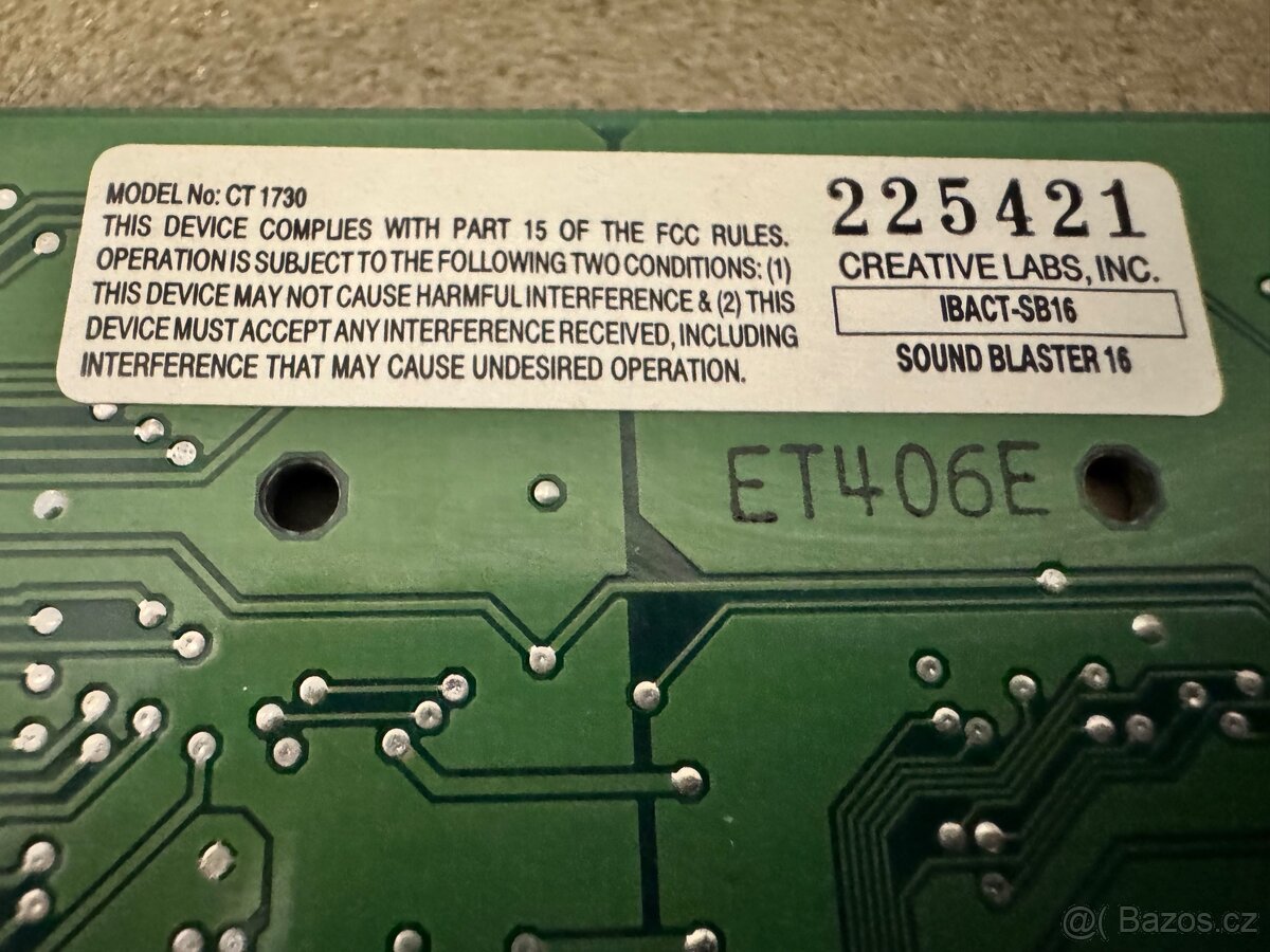 Creative Sound Blaster 16 CT1740 - 9