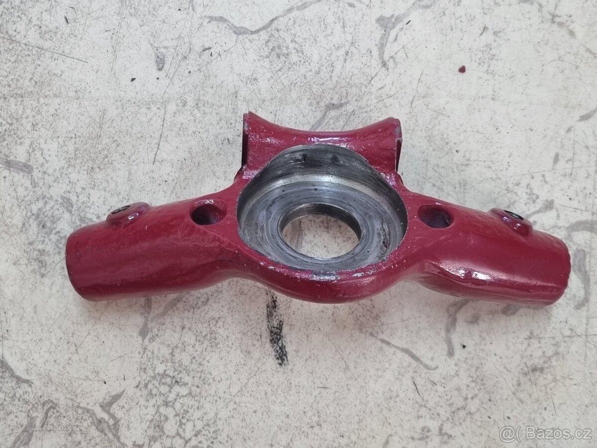 Jawa pérák FJ nebo Ogar - spodní brýle a držák řidítek. - 9