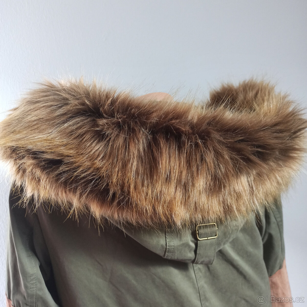 dámská zimní bunda - parka vel. M ZARA TOP STAV - 9