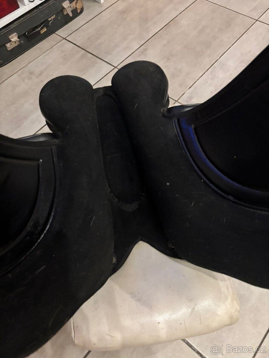 Skokové sedlo Norton kožené, vyměnitelná komora - 9