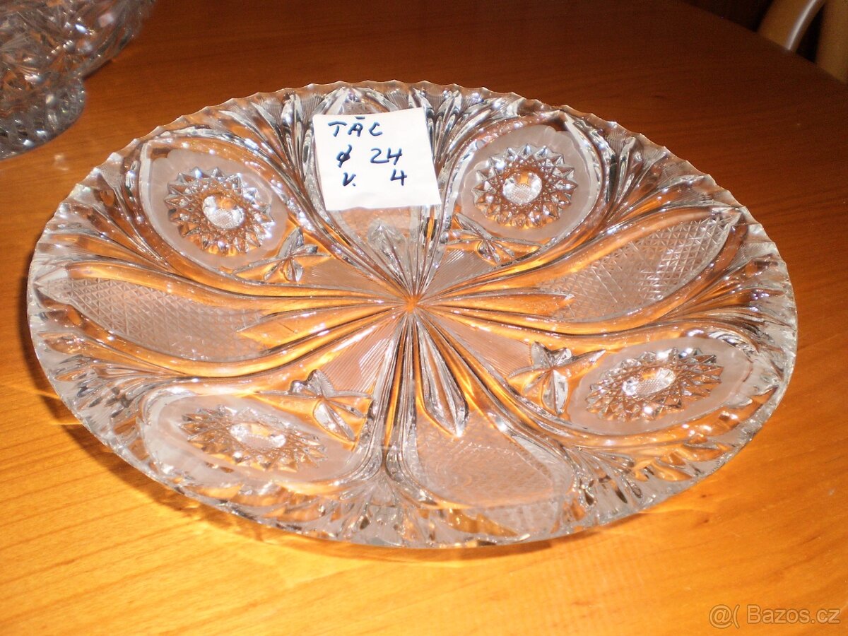 sklo - broušené - více kusů - dědictví ++nové++ - 9