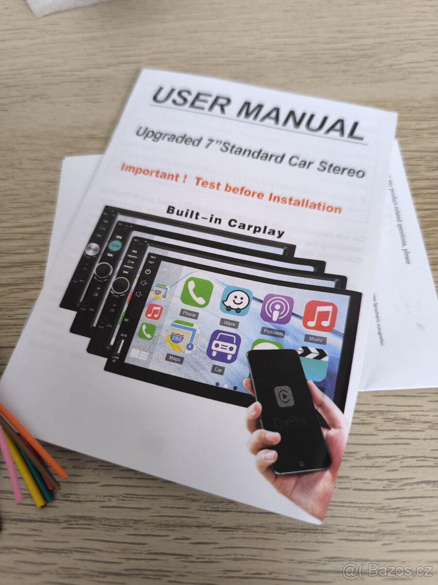 2Din autoradio, 7" - 9