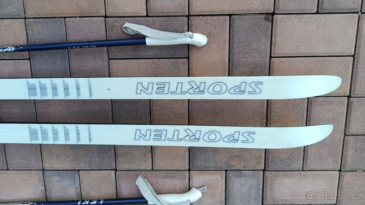 Běžecké lyže 180 + hůlky + boty - 9