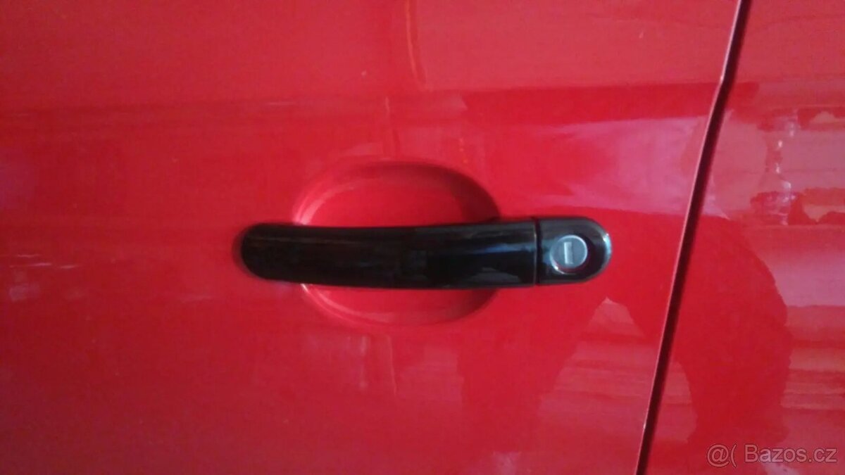 ČIERNE a KARBONOVE kľučky krytky klučiek dveri - 9