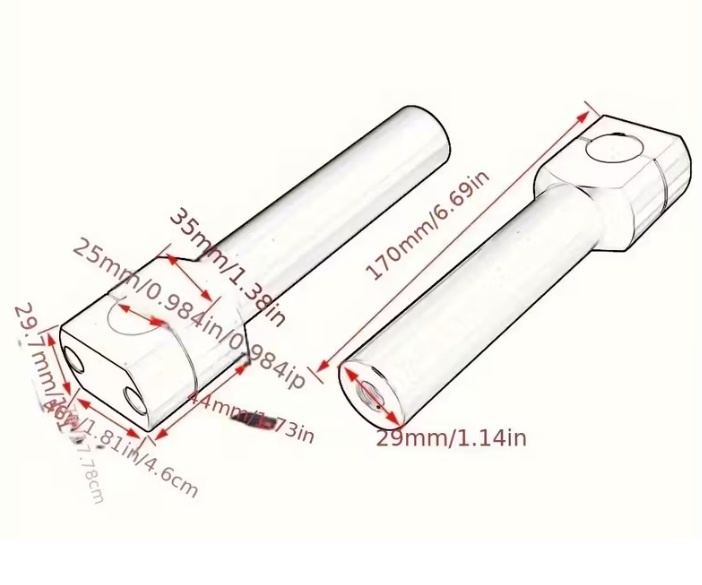 Risery / klemy / úchyty řidítek - 9