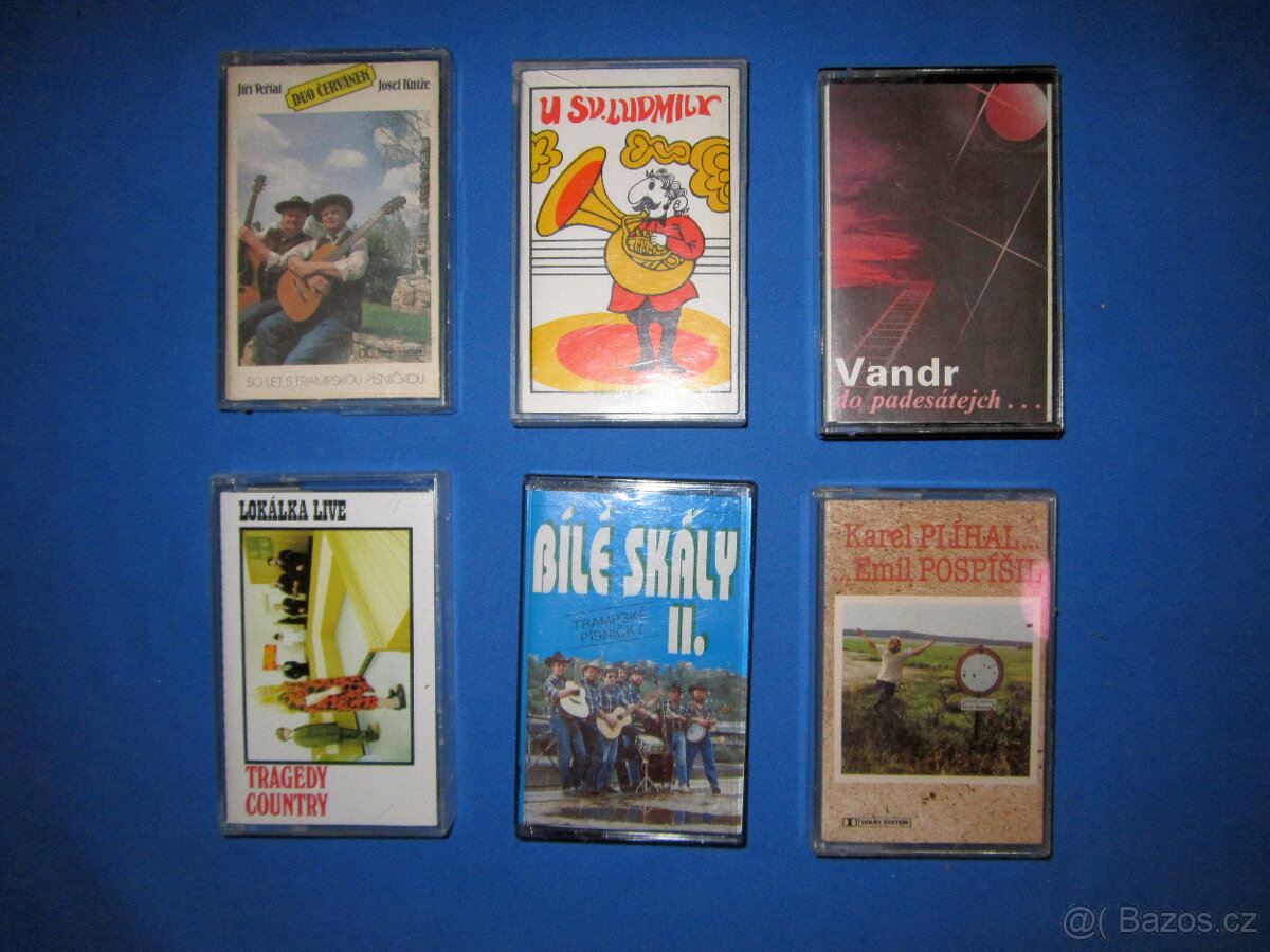 České, pop, a country audiokazety - 9