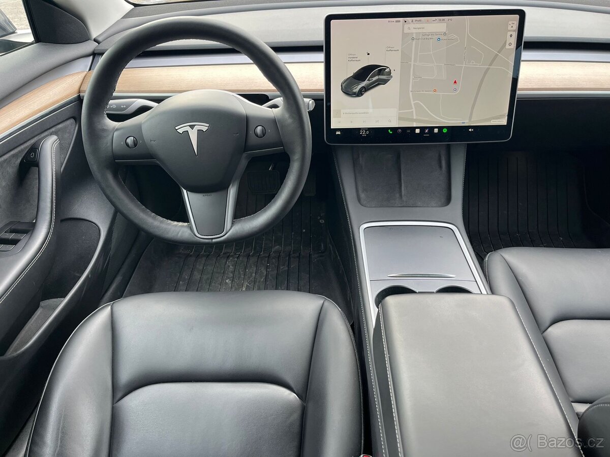 Tesla 3 LR AWD, 12/21, 173 Tkm, SoH89%, tažné, DPH - 9