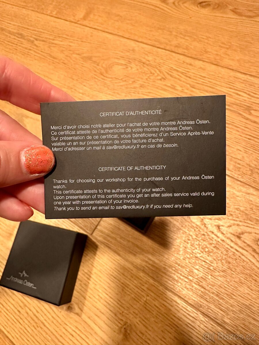 Náramkové hodinky Andreas Osten černé - 9