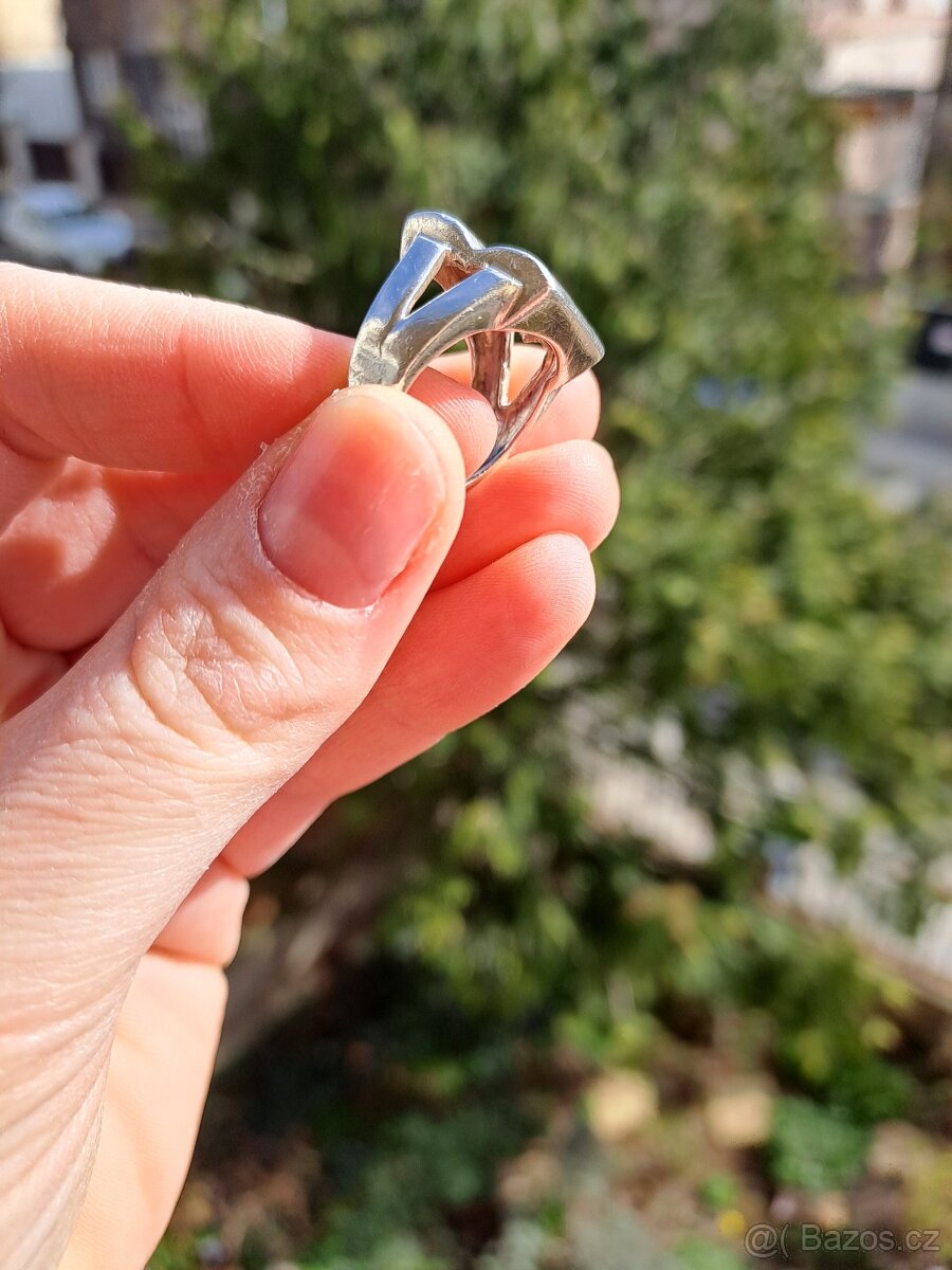 Stříbrný prsten Ag925, vel. 53 - 9