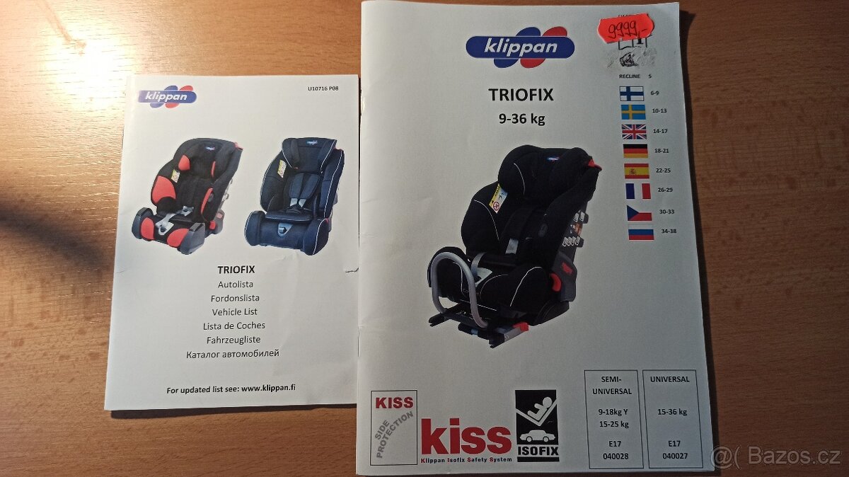 Autosedačka Klippan. - 9