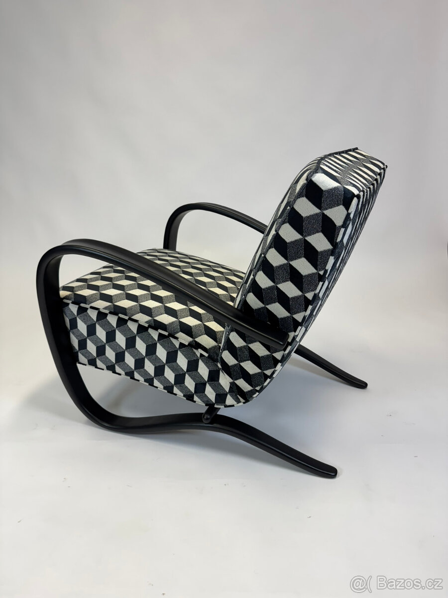 Luxusní křeslo Halabala H269 po kompletní renovaci - 9