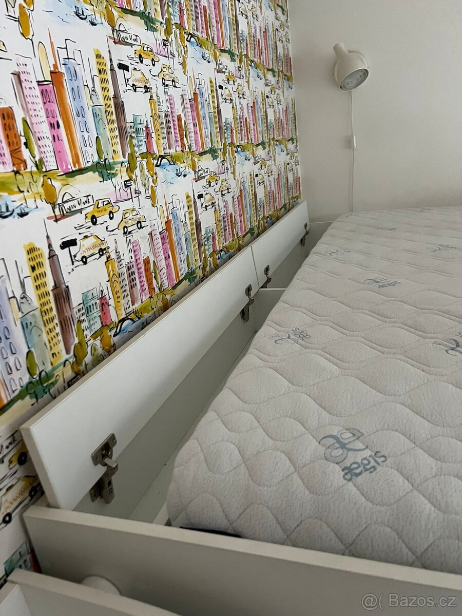 Poschoďová postel s úložným prostorem - 9