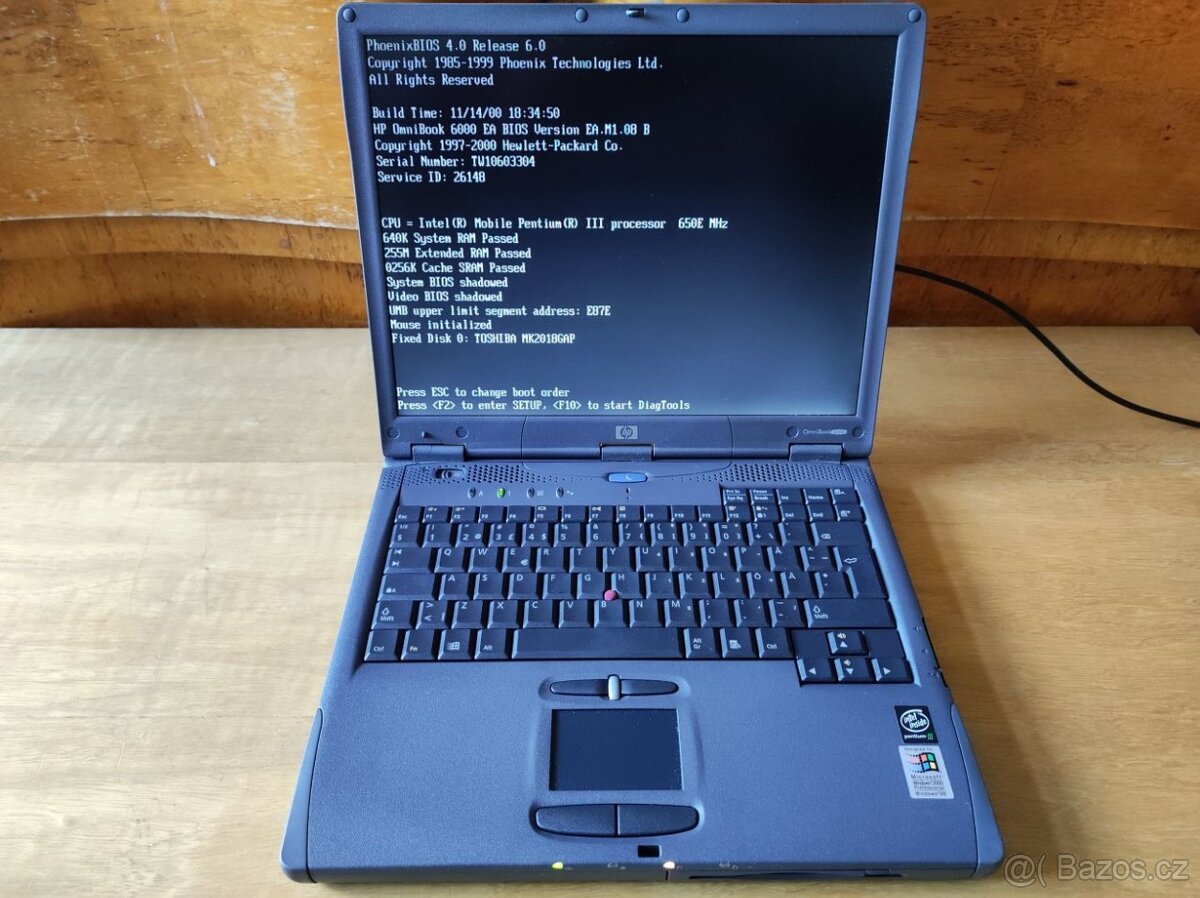 HP OmniBook 6000 téměř nepoužitý - 9