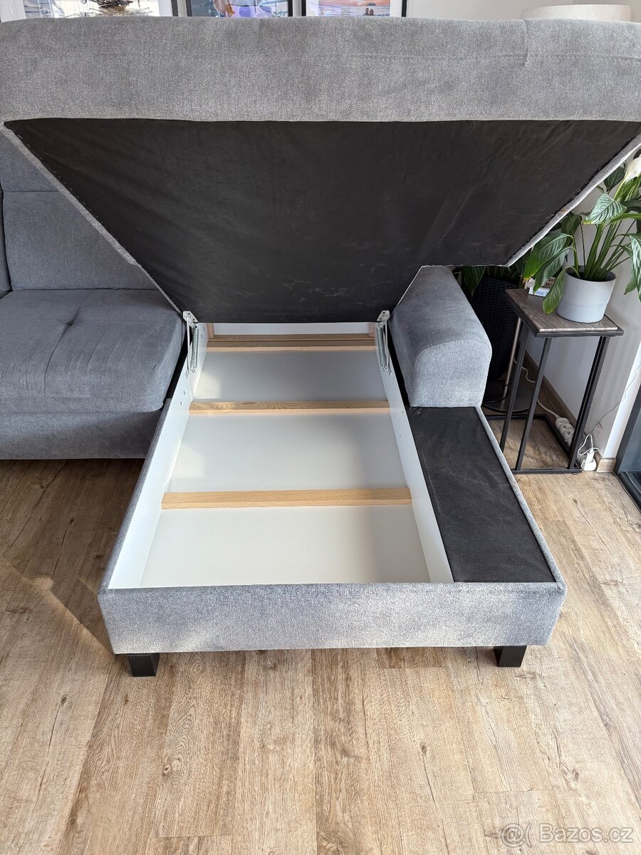 Rozkládací rohová sedací souprava - 9