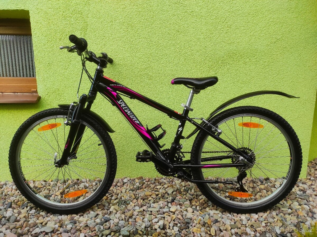 Značkové dětské kolo SPECIALIZED 24" (černá/fialová)# - 9