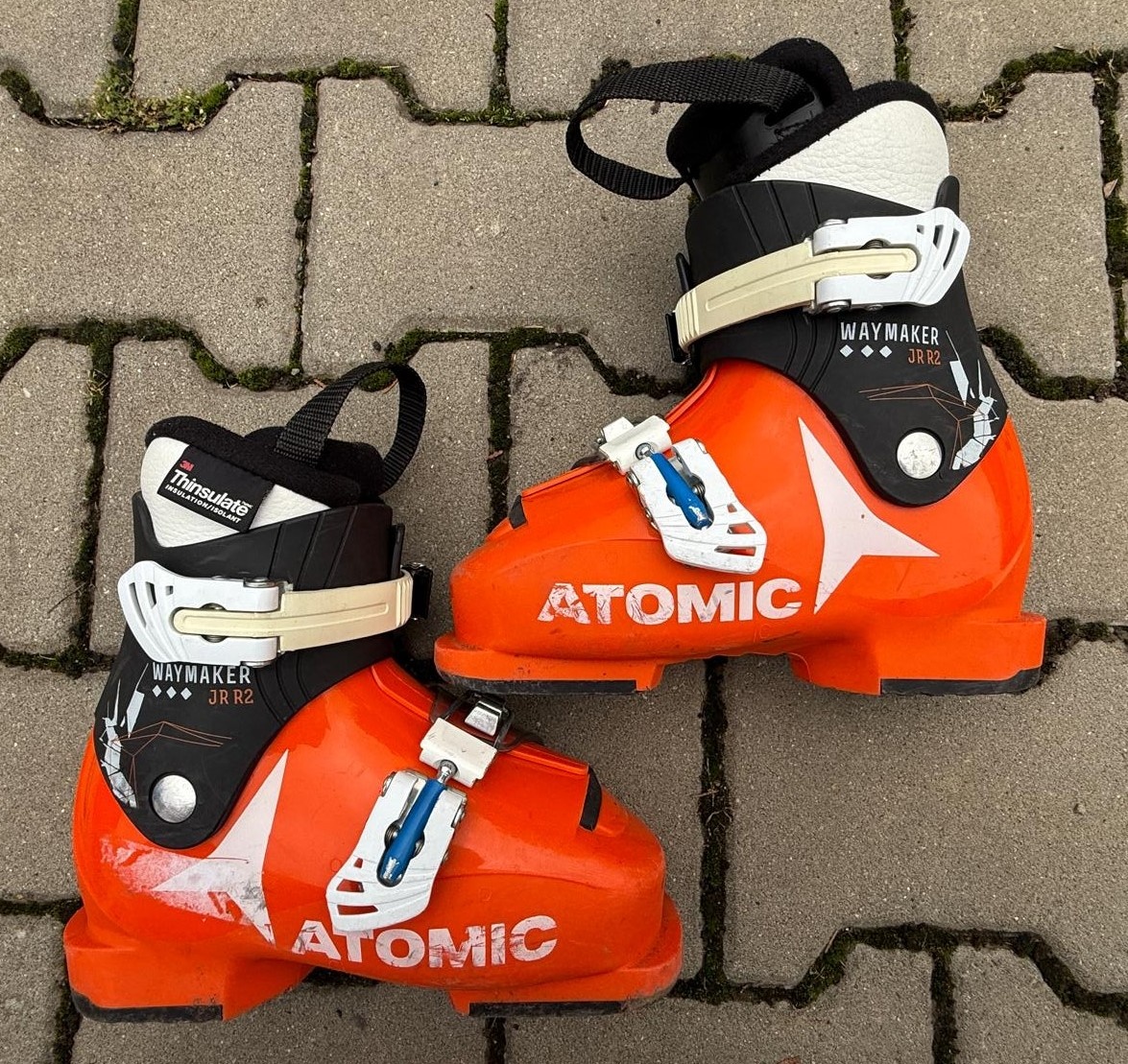 Dětské lyže Salomon 90 cm a boty Atomic - 9