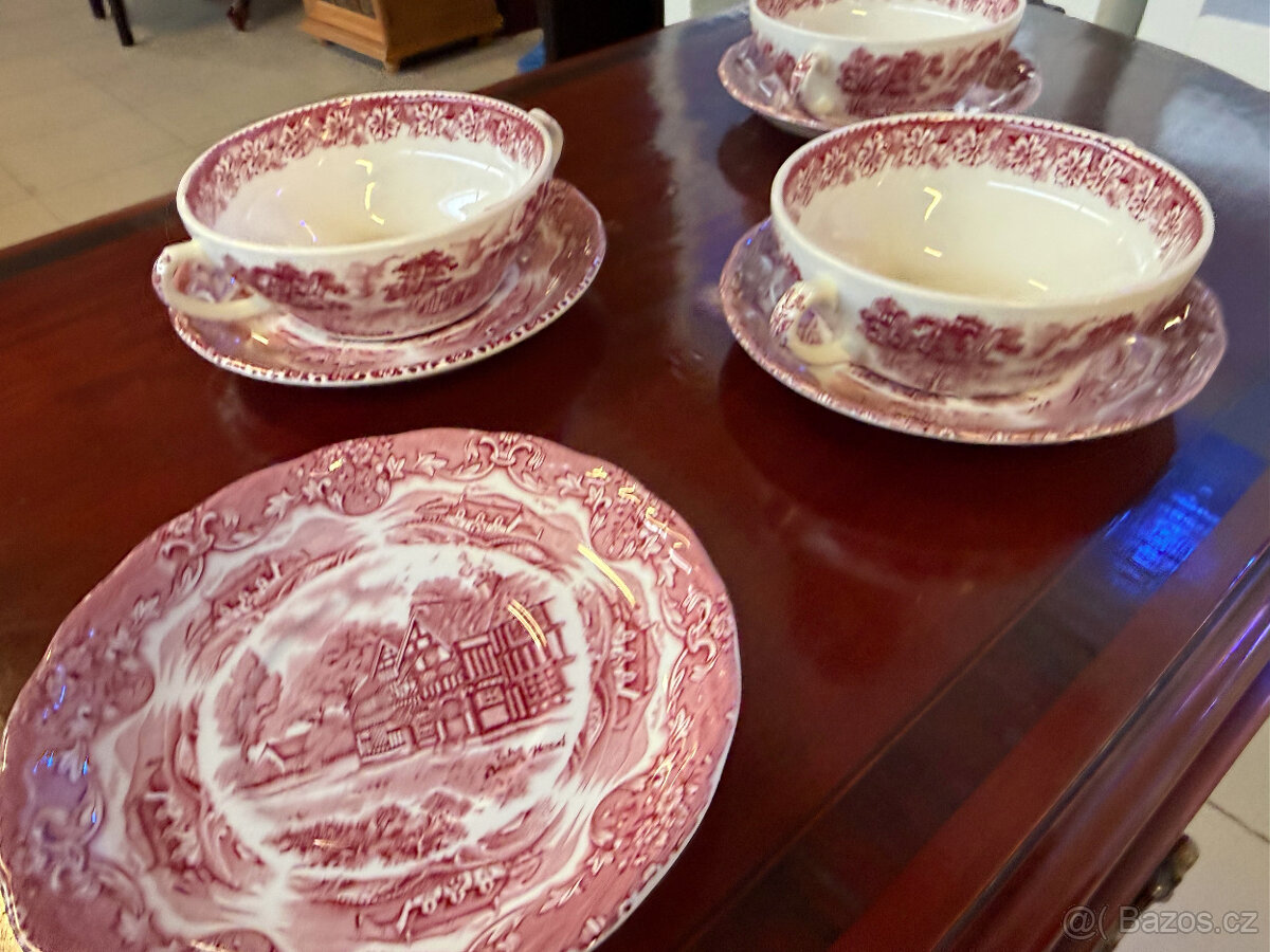 Anglická čajová osmidílná sada - 9