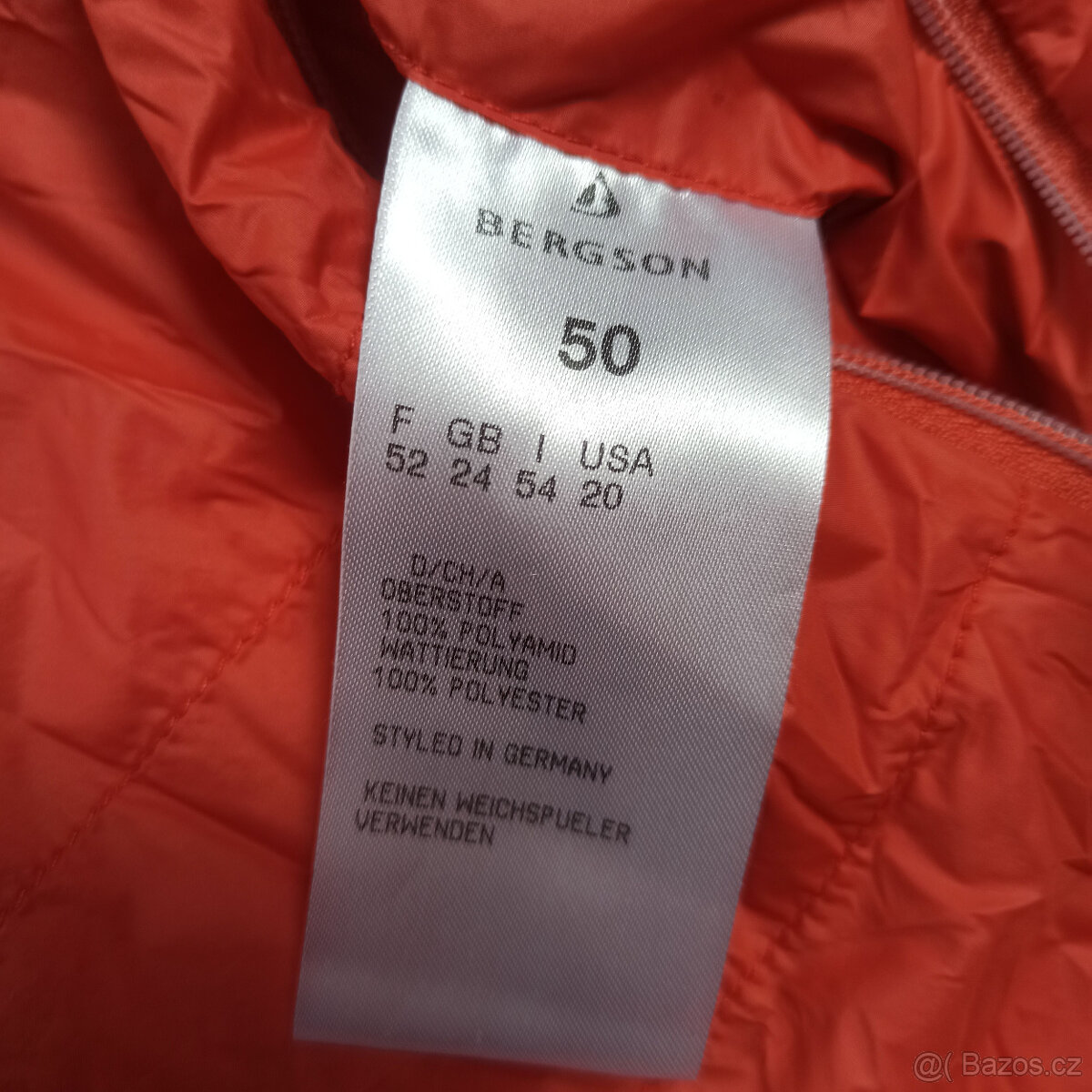 dámská oboustranná značková bunda eur 50 BERGSON - 9