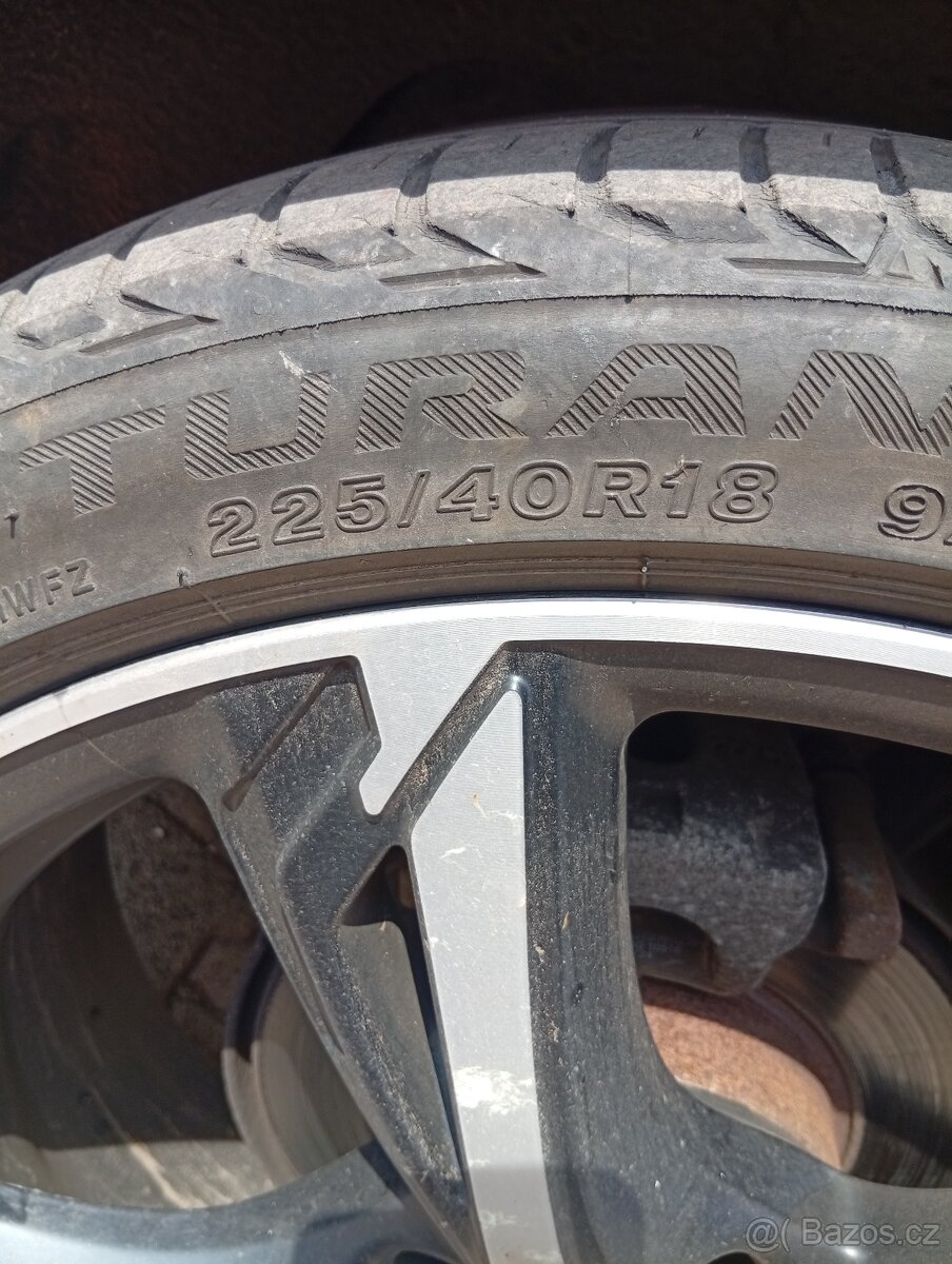 Prodám ALU kola 5x112mm, 7,5j18, Et 45 - 9