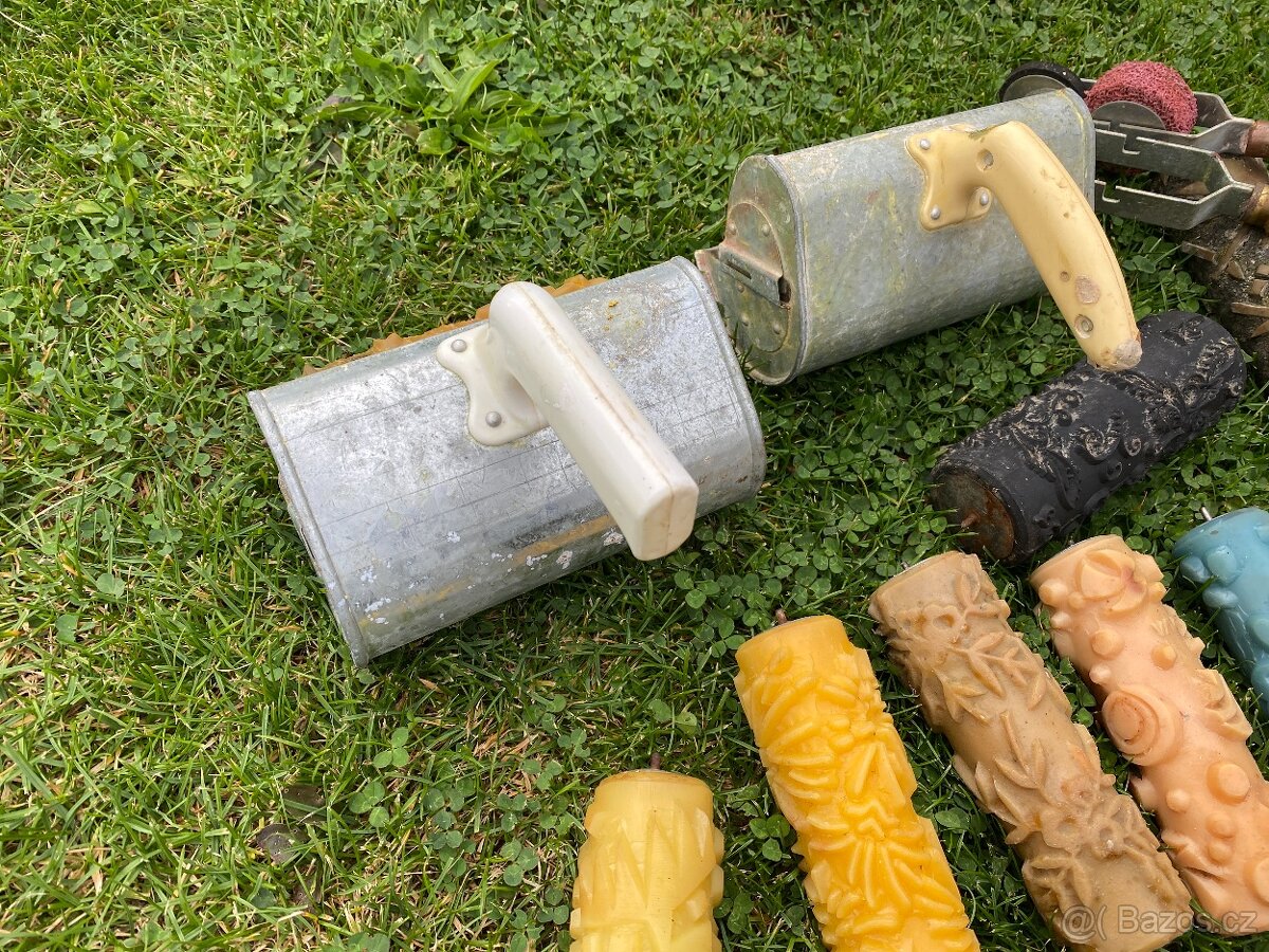 malířské válečky staré malířské válečky strojek retro malíř - 9