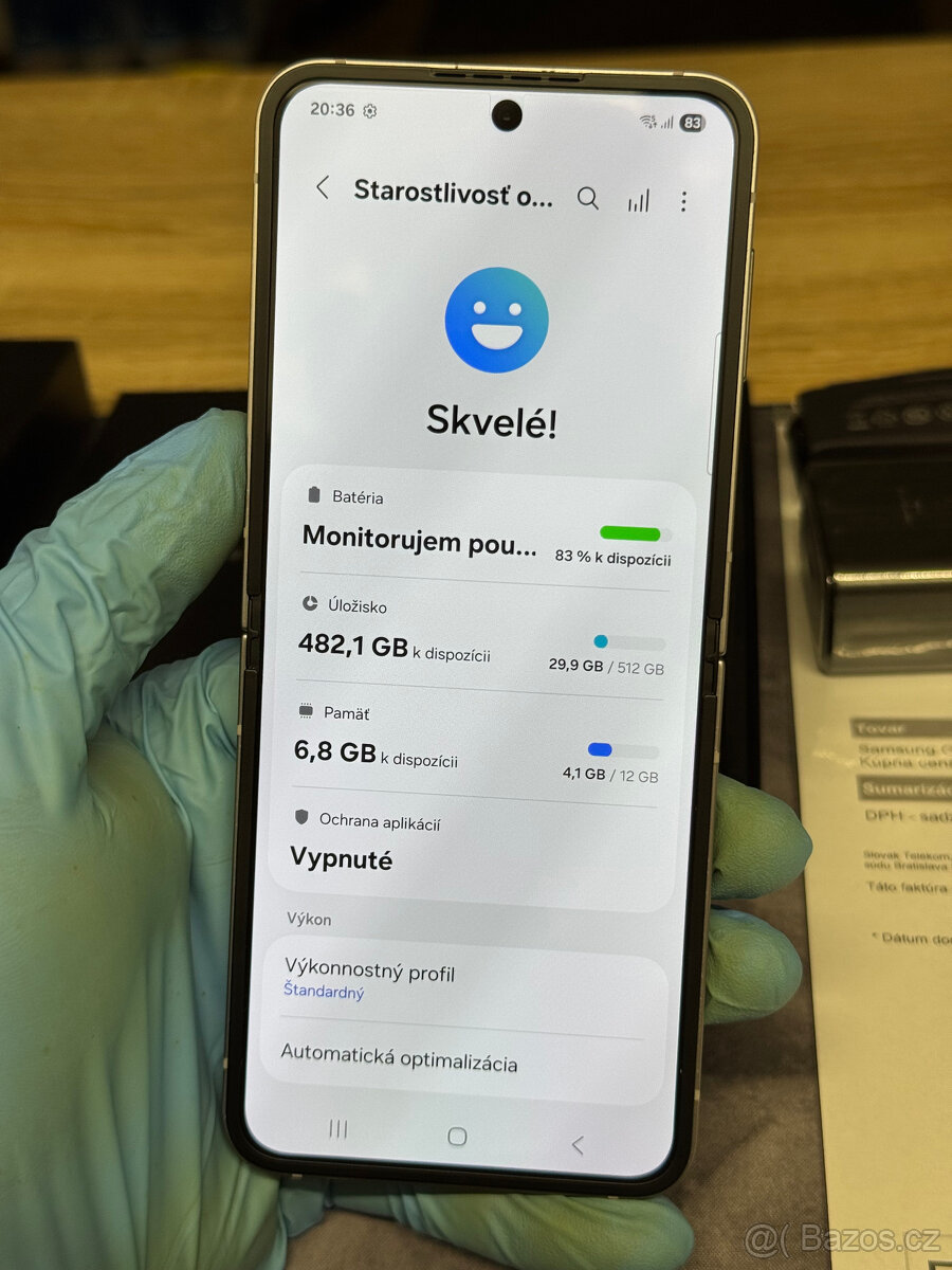 Zánovný Samsung Galaxy Z Flip6 12GB/512GB - záruka - 9