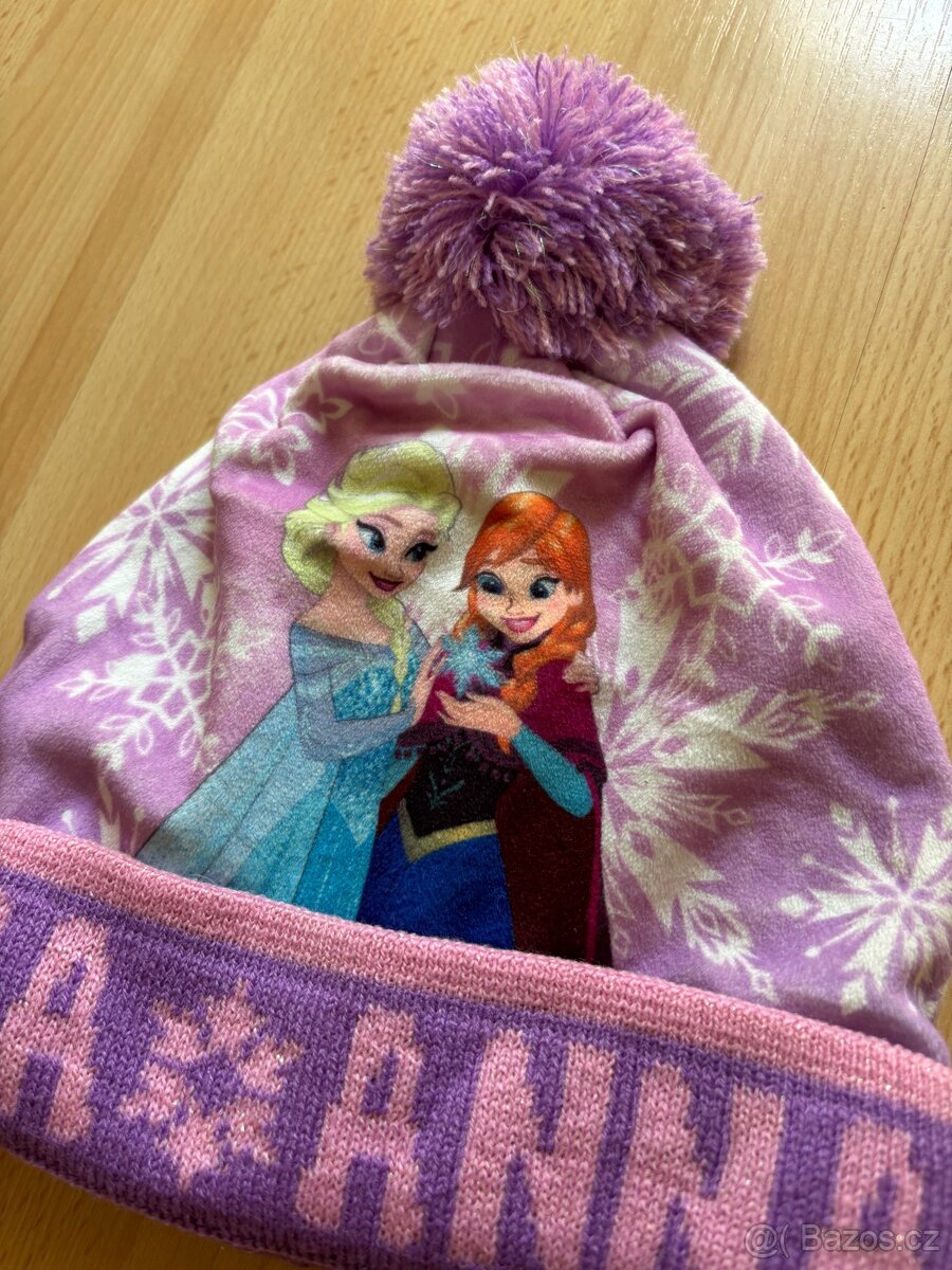 Zimní čepice vel. cca 6-8 let - 9