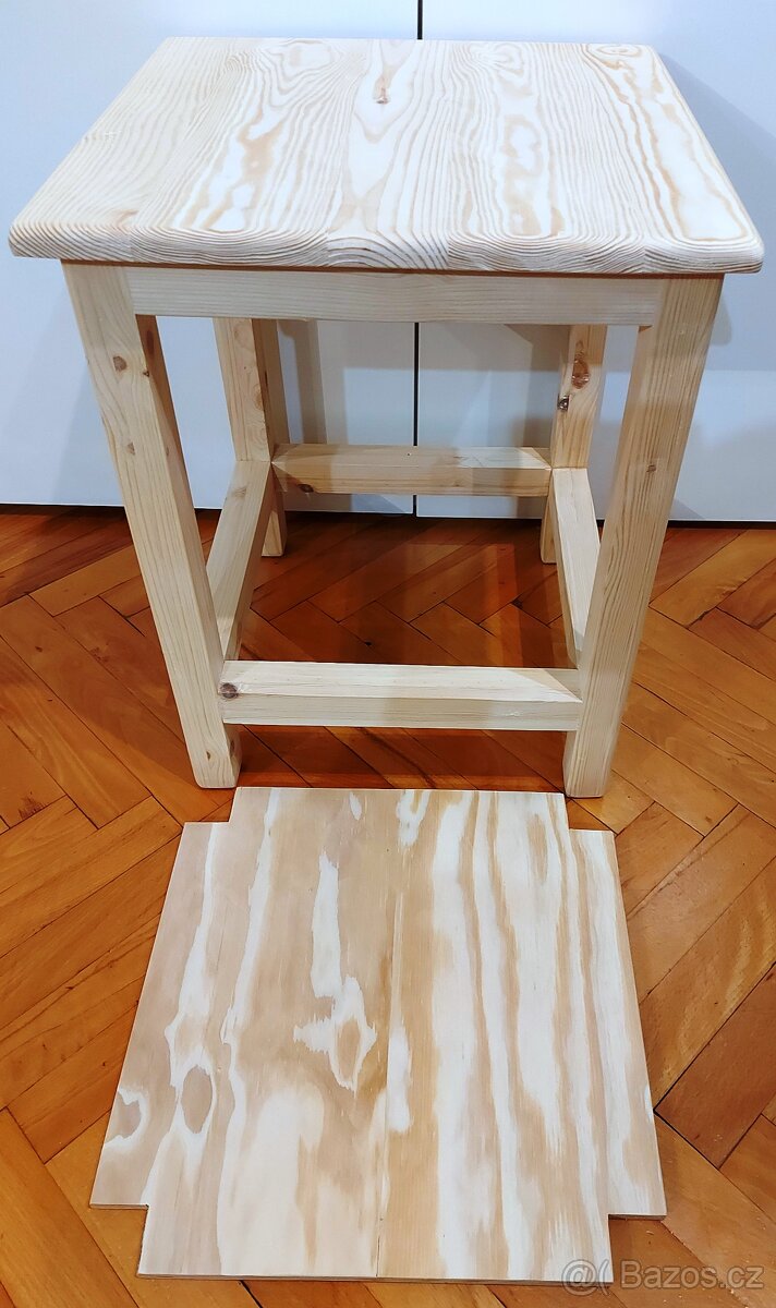 Stolička (štokrle) 40x40x53cm., - 9