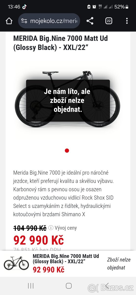 Merida Big Nine KARBON vel. L - 9