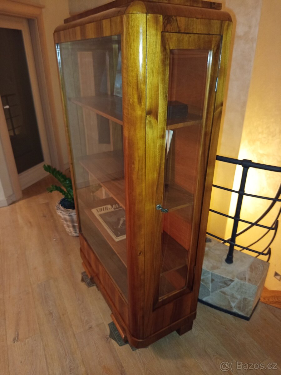 Starožitná vitrína Art Deco - 9