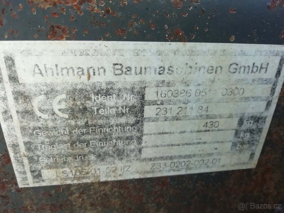 Nakladač AHLMANN AF1050,r.v.2010,motor Cummins,pohon 4x4, - 9