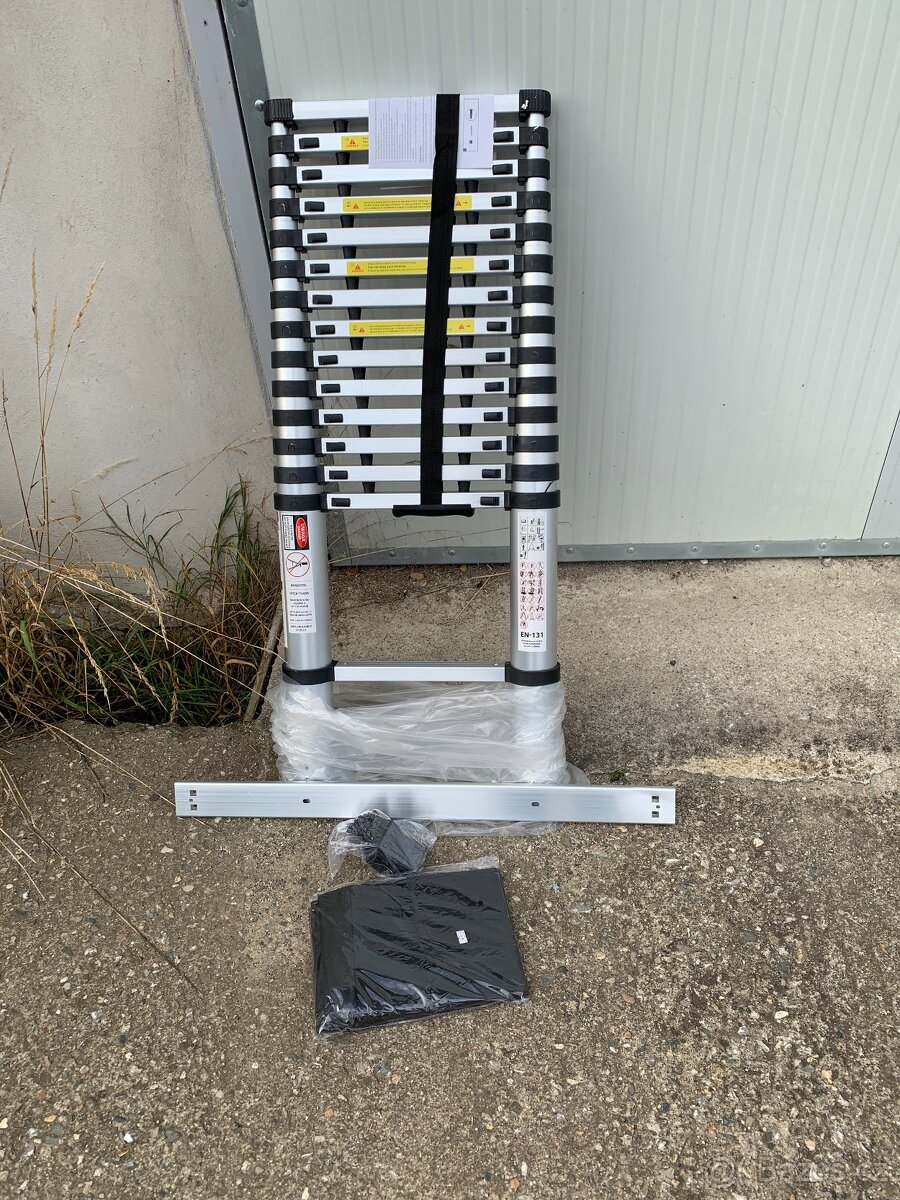 440cm teleskopický hliníkový žebřík skládací 5.4m - 9