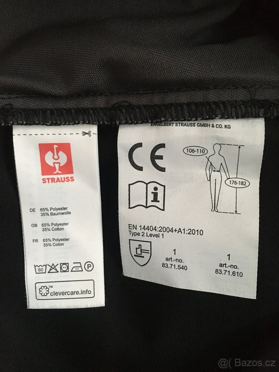 Pracovní kalhoty s laclem ENGELBERT STRAUSS. - 9