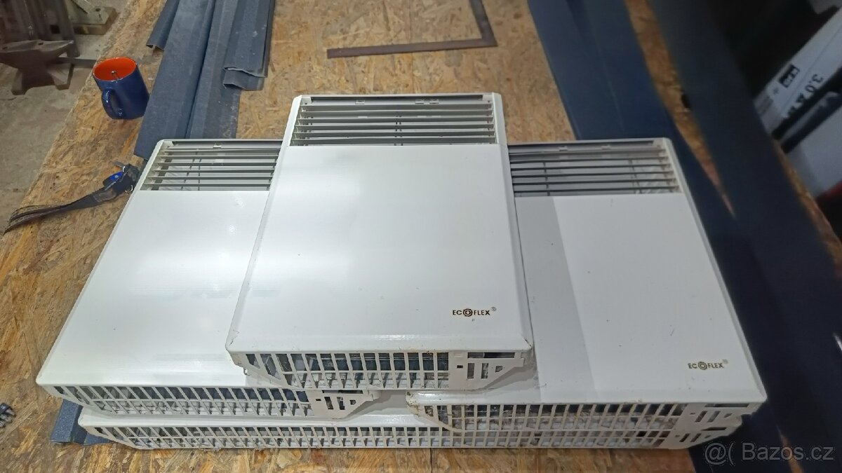 Přímotopy - na zeď komplet s držáky - 9