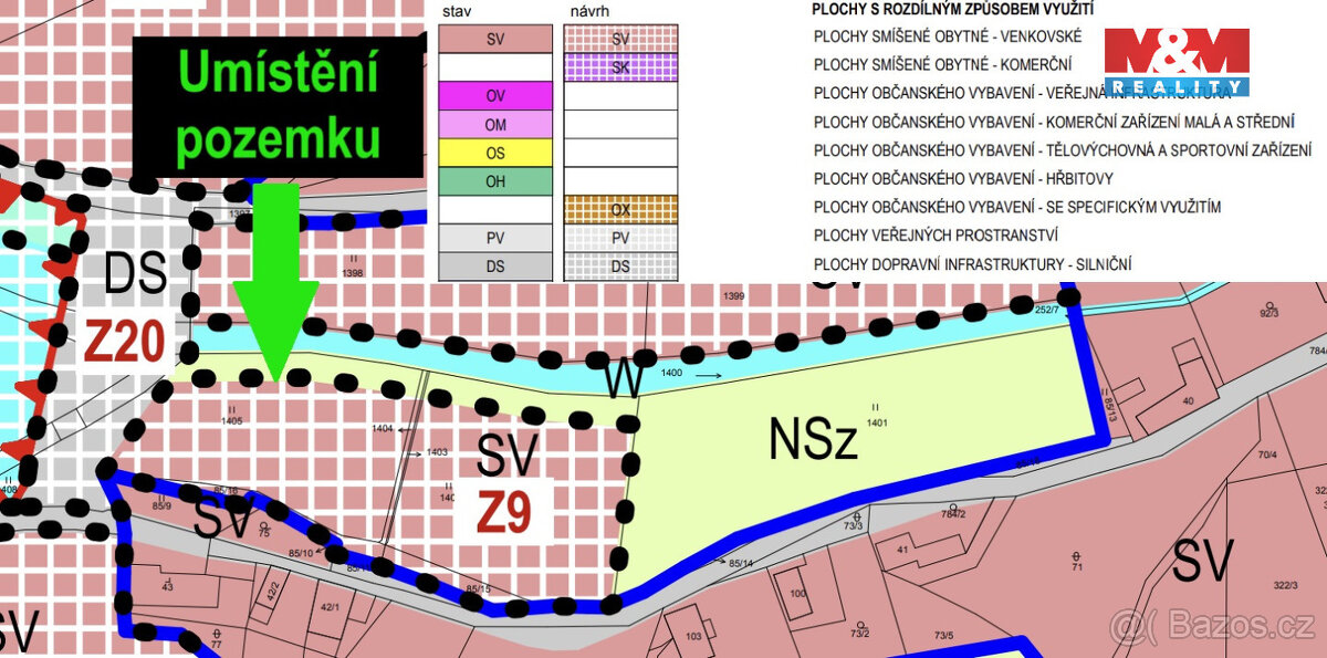 Prodej pozemku k bydlení v Sendražicích - 9