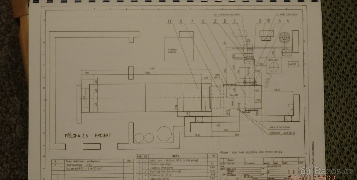 PRŮBĚŽNÁ PÁSOVÁ PEC TUNELOVÁ - 9