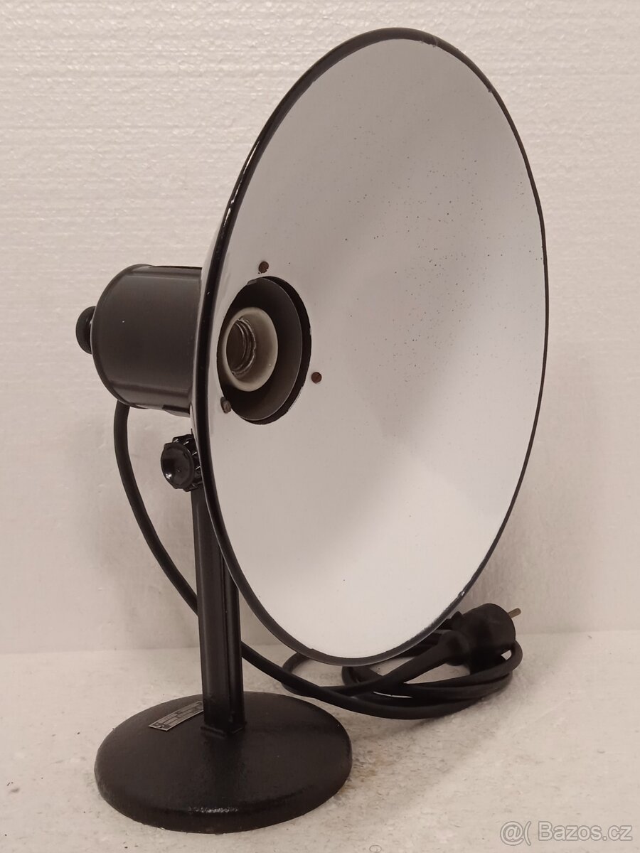 Industrial smaltované retro světlo - OK stav - 9