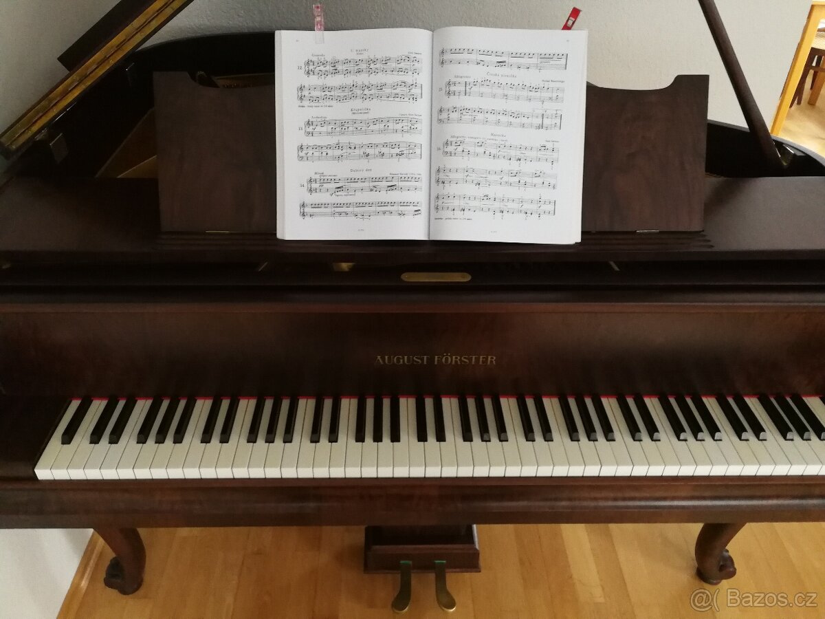 Klavírní křídlo August Förster velikost 5 Chippendale - 9