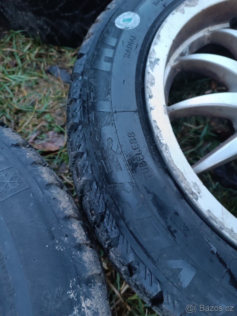 Hliníková dobová sada kol Strato 7x15" 4x100 zimní pneu - 9