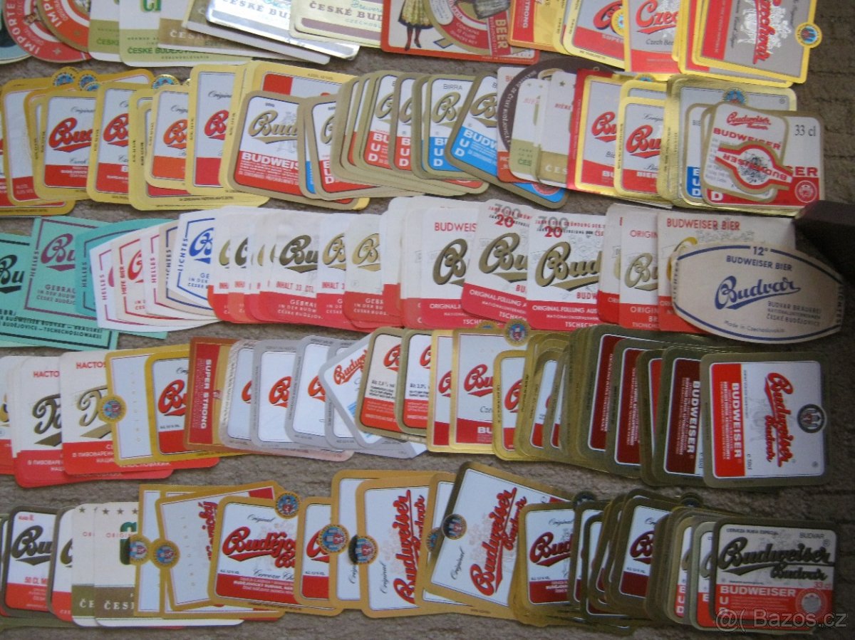 sbírka pivní etikety pivovar BUDVAR Č. Budějovice 1052ks - 9