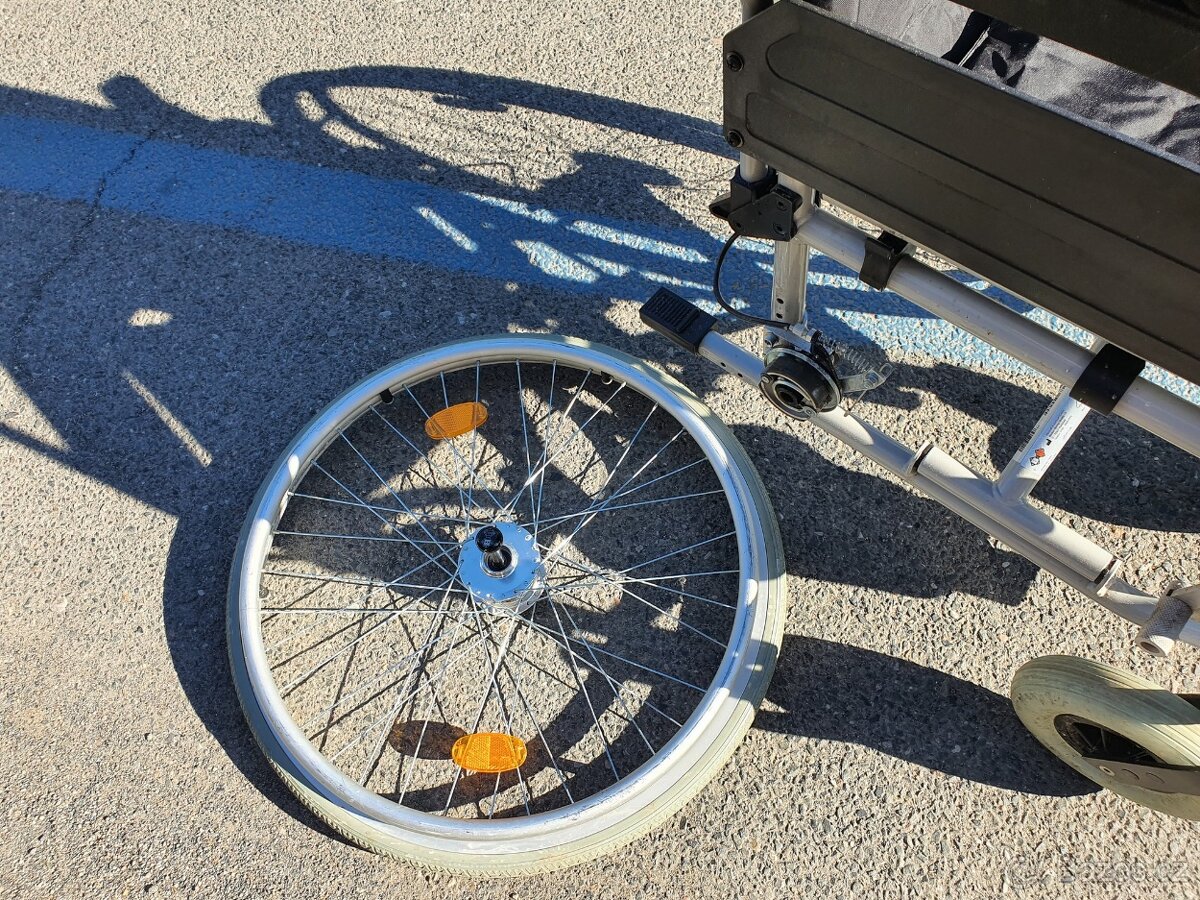 ŠIROKÝ značkový a lehký invalidní vozík SuperCENA - 9